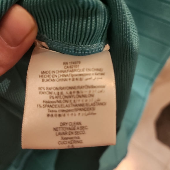 Herve Leger Teal NWT Bandage Dress size S - Picture 6 of 14